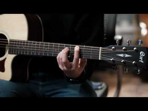 Електро-акустична гітара Електро-акустична гітара Cort GA1E (Open Pore)