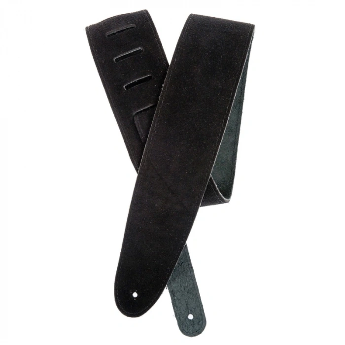 D'Addario 25SS00-DX Suede Guitar Strap (Black)