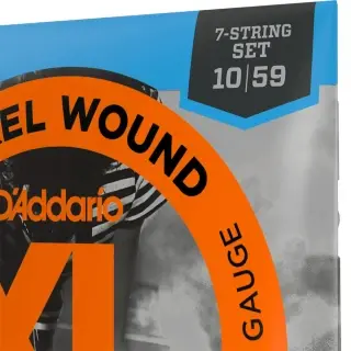 D'Addario EXL110-7 XL Nickel Wound Regular Light 7-String 10-59