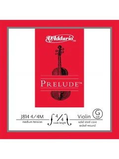 D'Addario J814 4/4M Prelude Violin Single G String 4/4 Scale Medium Tension