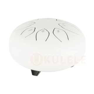 Hluru TOY8-6 White 6" (15см) 8 нот Tongue Drum 304 Stainless Steel