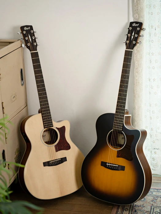 Електро-акустична гітара Електро-акустична гітара Cort GA1E (Open Pore Sunburst)