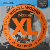 D'Addario EXL110BT XL Nickel Wound Balanced Tension Regular Light 10-46 D'Addario EXL110BT XL Nickel Wound Balanced Tension Regular Light 10-46