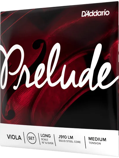 Струни для альта D'Addario J910 LM Prelude Viola String Set Long Scale Medium Tension