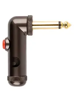 D'Addario PW-AGRAP-2 1/4 Right Angle Plug with Latching Circuit Breaker