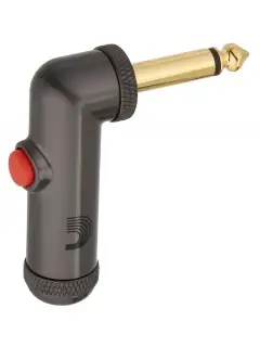 D'Addario PW-AGRAP-2 1/4 Right Angle Plug with Latching Circuit Breaker