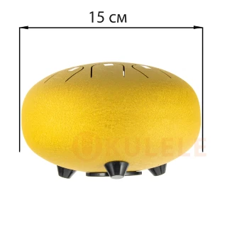 Hluru TC8-6 Golden 6" (15см) 8 нот Children Tongue Drum 304 Stainless Steel