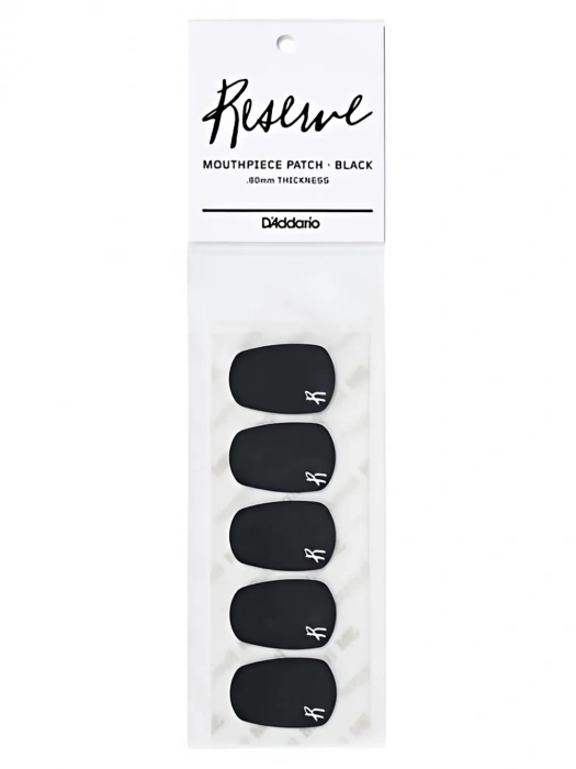 Наклейки для мундштука Наклейки для мундштука D'Addario RMP01B Reserve Mouthpiece Patches (Black)