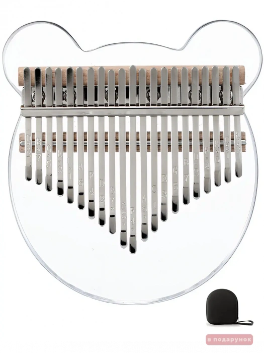 Калімба Калімба Hluru Huashu KHTB21 Transparent Bear Acrylic