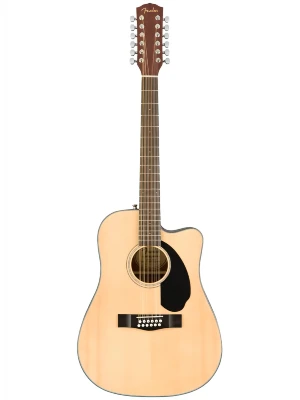 Електро-акустична гітара Fender CD-60SCE Dreadnought 12-string WN Natural