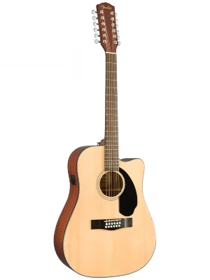 Електро-акустична гітара Fender CD-60SCE Dreadnought 12-string WN Natural