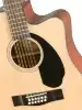 Електро-акустична гітара Fender CD-60SCE Dreadnought 12-string WN Natural