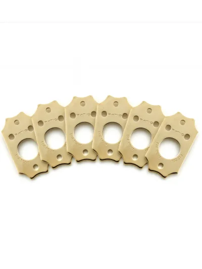 Прокладки для кілків Graph Tech PRT-952-213-G0 Premium Plates For Gibson Style Screw Hole Gold