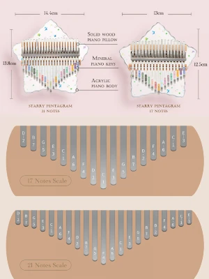 Калімба Hluru Huashu KHSS21 Starry Star Acrylic