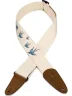 Ремінь для гітари Levy's MC8U-006 Nature Cotton Series (Blue Bird)