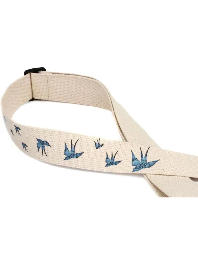Ремінь для гітари Levy's MC8U-006 Nature Cotton Series (Blue Bird)