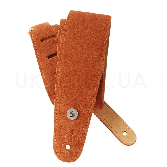Ремень для гитари D'Addario 25SS02-DX Suede Guitar Strap (Honey)