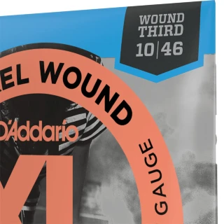 D'Addario EXL110W XL Nickel Wound Regular Light Wound 3rd 10-46