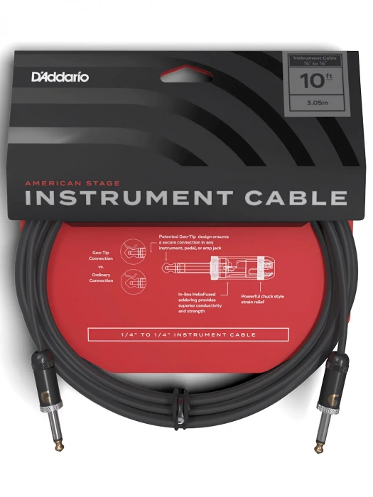 D'Addario PW-AMSG-10 American Stage (3m)