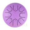 Глюкофон Hluru TC8-6 Lavander 6" (15см) 8 нот Children Tongue Drum 304 Stainless Steel