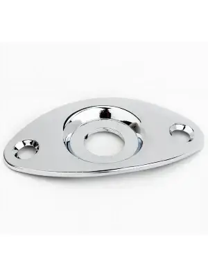 Роз'єм-планка Fender Football Shape Jack Ferrule Chrome