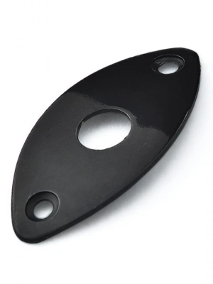 Paxphil HJ003BK Jack Plate Oval Curved (Black)