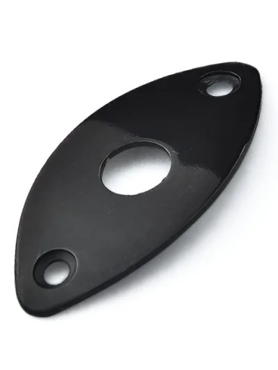 Роз'єм-планка Paxphil HJ003BK Jack Plate Oval Curved (Black)
