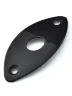 Роз'єм-планка Paxphil HJ003BK Jack Plate Oval Curved (Black)