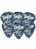 Набір медіаторів Taylor Guitars 351 Thermex Ultra Picks 1.0 mm Blue Swirl 6 Pack