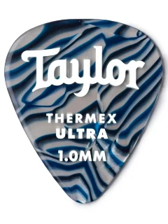 Taylor Guitars 351 Thermex Ultra Picks 1.0 mm Blue Swirl 6 Pack