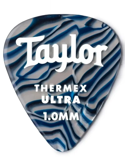 Набір медіаторів Taylor Guitars 351 Thermex Ultra Picks 1.0 mm Blue Swirl 6 Pack