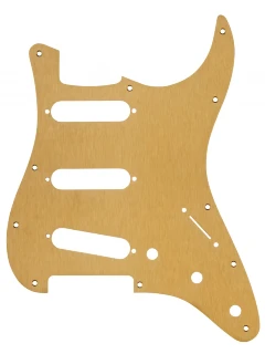 Fender Pickguard for Strat S/S/S 11-Hole Gold Anodized