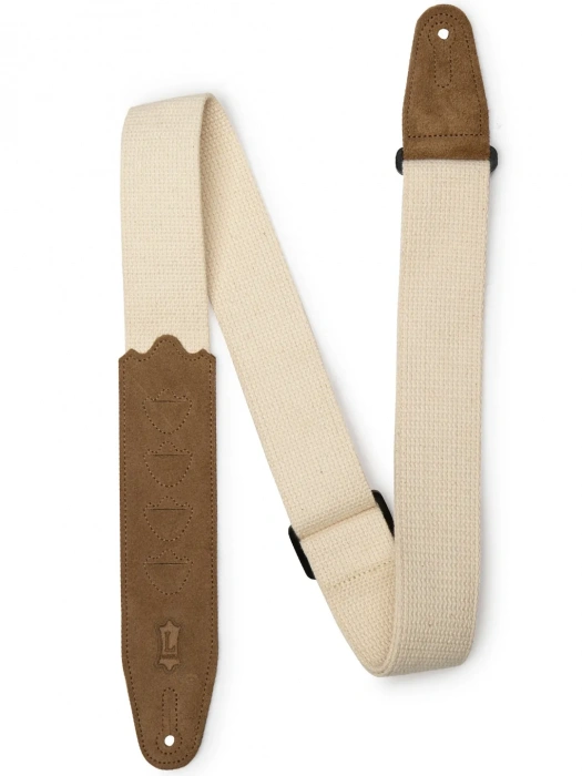 Ремінь для гітари Ремінь для гітари Levy's MC2PH-NAT PickPocket Cotton Series (Natural)