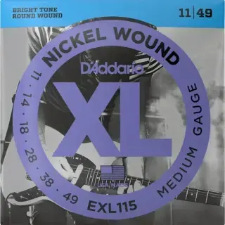 D'Addario EXL115 XL Nickel Wound Medium 11-49