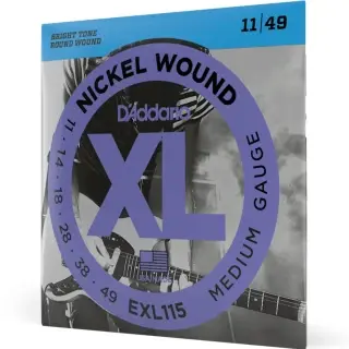 D'Addario EXL115 XL Nickel Wound Medium 11-49
