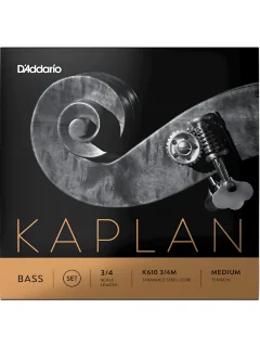 D'Addario K610 3/4M Kaplan Bass String Set 3/4 Scale Medium Tension