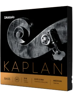D'Addario K610 3/4M Kaplan Bass String Set 3/4 Scale Medium Tension