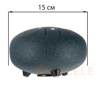 Глюкофон Hluru TC8-6 NavyBlue 6" (15см) 8 нот Children Tongue Drum 304 Stainless Steel