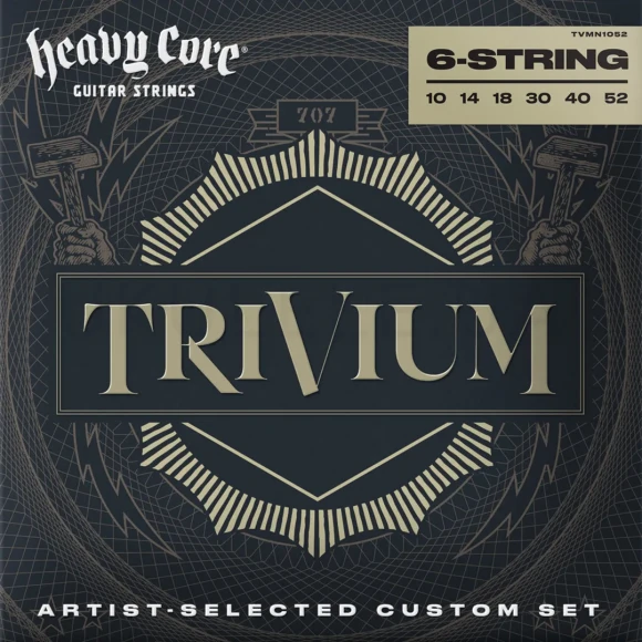 Струны Dunlop TVMN1052 Trivium String Lab Series Guitar Strings 10-52
