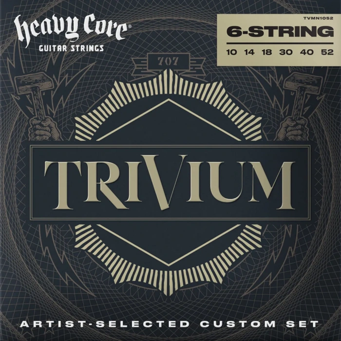 Струни Струни Dunlop TVMN1052 Trivium String Lab Series Guitar Strings 10-52