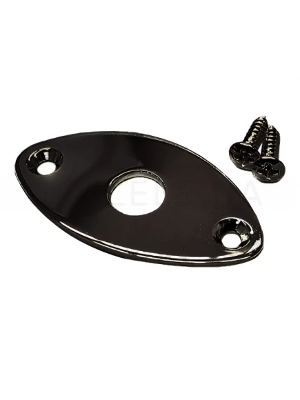 Разъем-планка Gotoh JCB-2 B Jack Cover (Black)