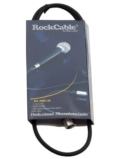 Мікрофонний кабель RockCable RCL30301 D6 Microphone Cable (1m)