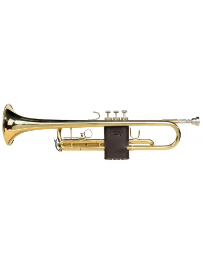 Чохол клапанів труби Levy's LVG1-VGNDBR Leather Valve Guard Trumpet (Vegan Dark Brown)