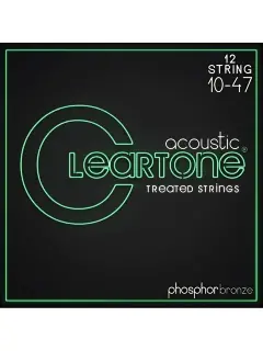 Cleartone 7410-12 Acoustic Phosphor Bronze 12-String Ultra Light 10-47