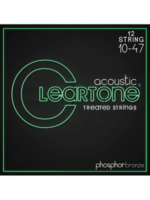 Cleartone 7410-12 Acoustic Phosphor Bronze 12-String Ultra Light 10-47