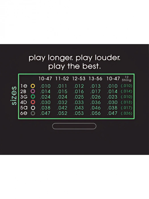 Cleartone 7410-12 Acoustic Phosphor Bronze 12-String Ultra Light 10-47