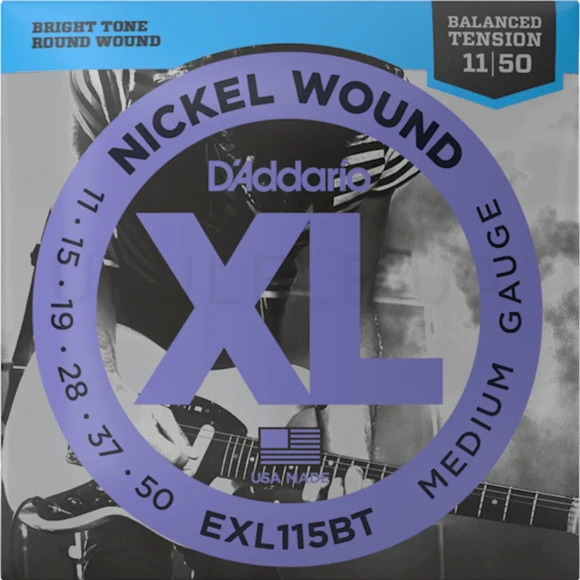 Струны D'Addario EXL115BT XL Nickel Wound Balanced Tension Medium 11-50