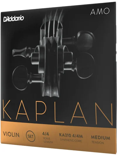 Струни для скрипки D'Addario KA310 4/4M Kaplan Amo Violin String Set 4/4 Scale Medium Tension
