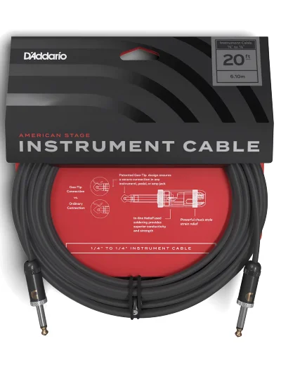 Інструментальний кабель D'Addario PW-AMSG-20 American Stage (6m)