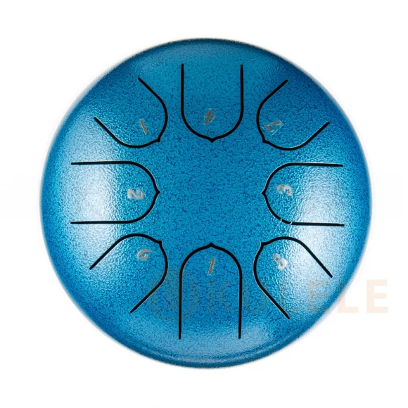 Глюкофон Hluru TC8-6 SeaBlue 6" (15см) 8 нот Children Tongue Drum 304 Stainless Steel